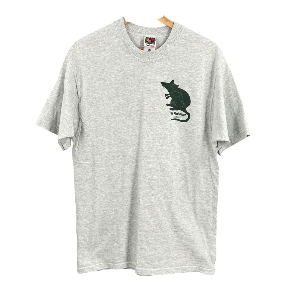 Vintage‎ 1997 Pied Piper Play T-Shirt Redmond High Gray USA Sz M Single Stitch